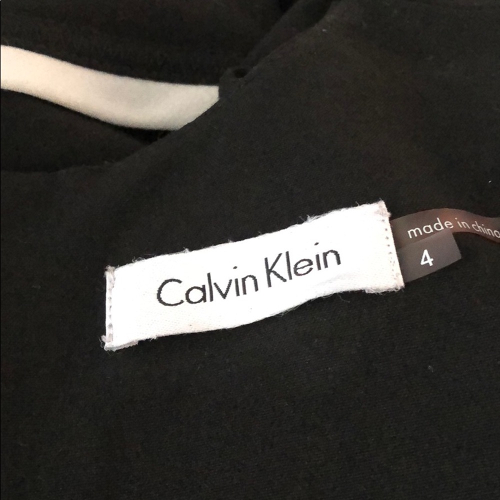 Calvin Klein Dress black with white piping - Picture 4 of 4